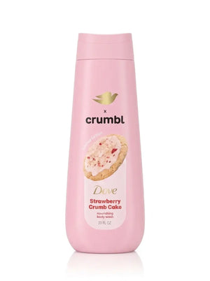 Dove x Crumbl – Gel Douche Gâteau aux Miettes de Fraises